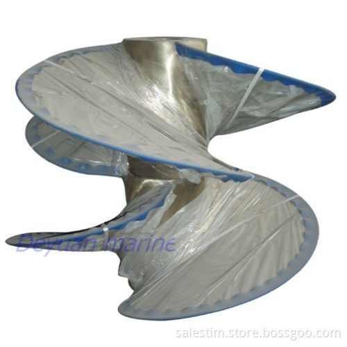 3blade fixed pitched marine propeller